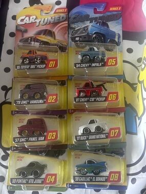 Series 3 Diecast Car Tuned whole set Walgreens exclusive silver print